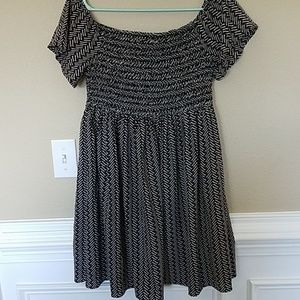 LOVE 🔵Stretch Top Off the Shoulders Dress